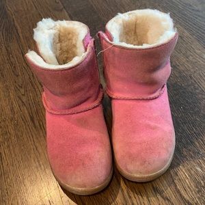 Pink Ugg toddler boots size 9